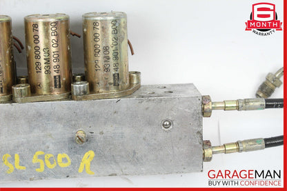 90-02 Mercedes R129 SL500 300SL Left Side Top Hydraulic Solenoid Valve Block OEM