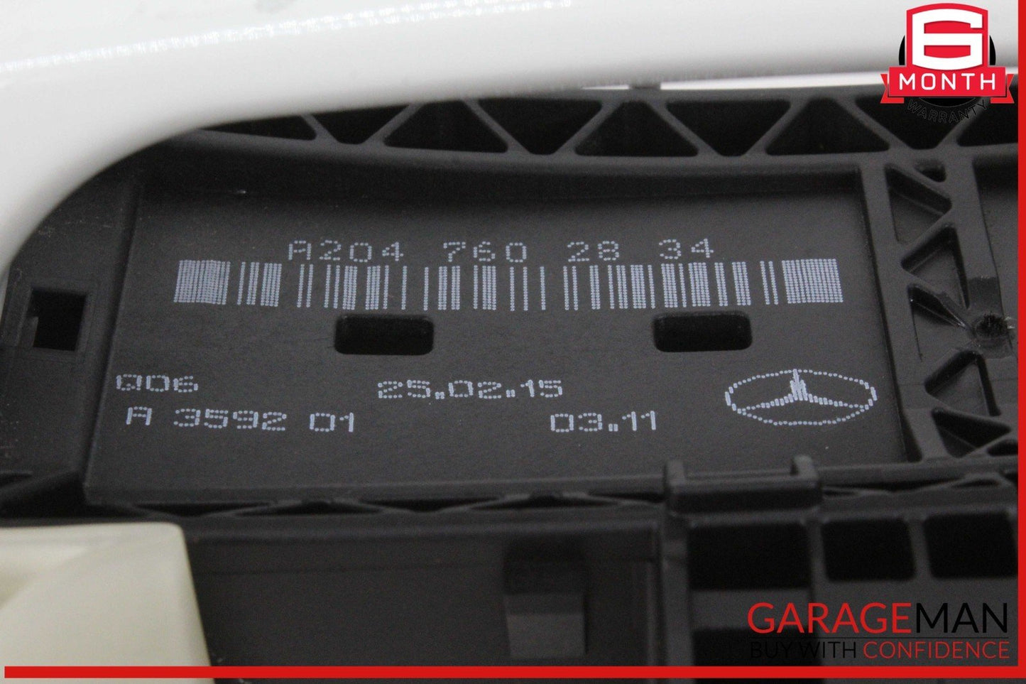 14-19 Mercedes W117 CLA250 Rear Left Driver Side Exterior Door Handle White OEM