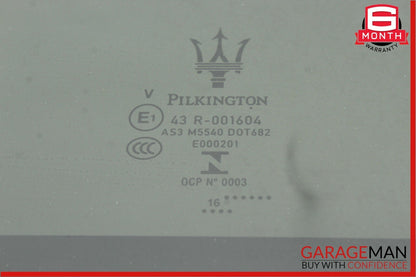 14-17 Maserati Ghibli Sun Moon Sunroof Top Roof Glass Panel OEM