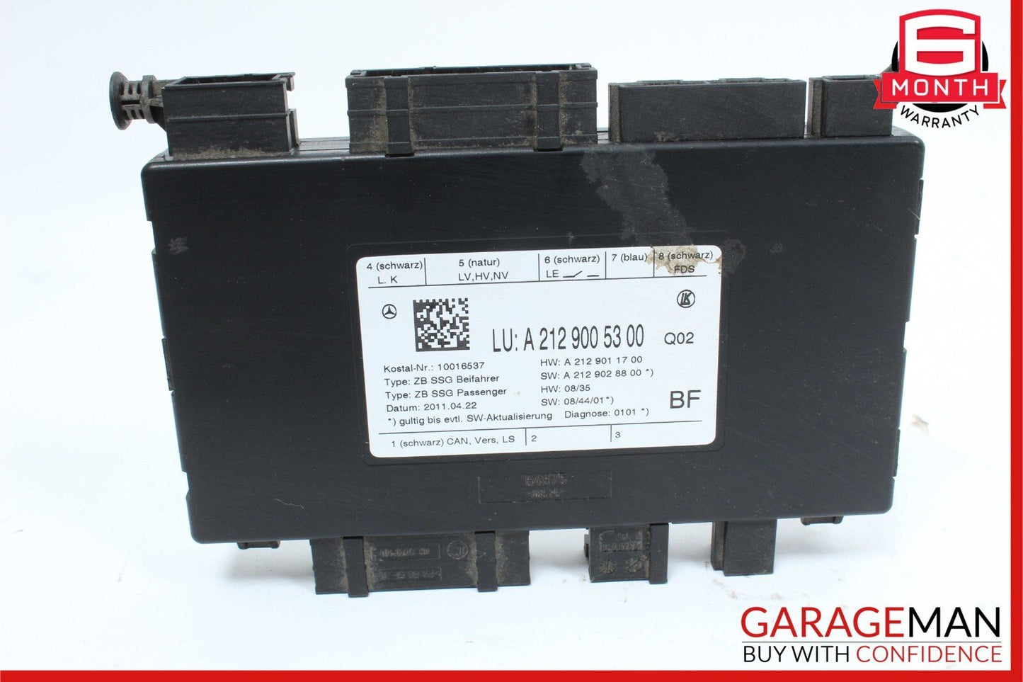 08-18 Mercedes W212 E350 SLK250 Seat Control Module Front Left Driver Side OEM