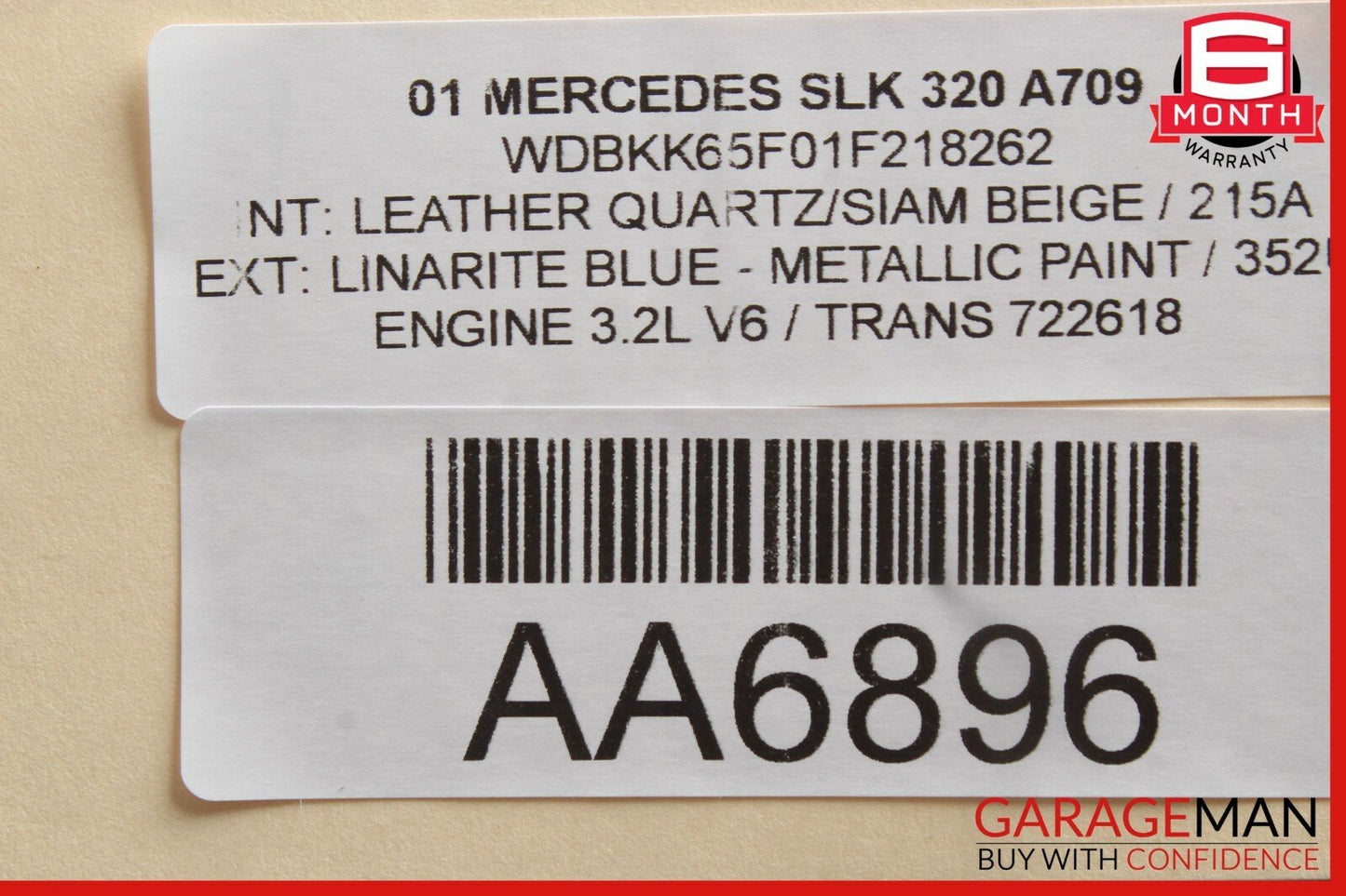 97-04 Mercedes R170 SLK230 SLK320 Rear Right / Left Lower Suspension Control Arm