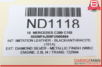14-19 Mercedes W205 C300 S600 GLC350 S550 Keyless Go Entry Control Module OEM