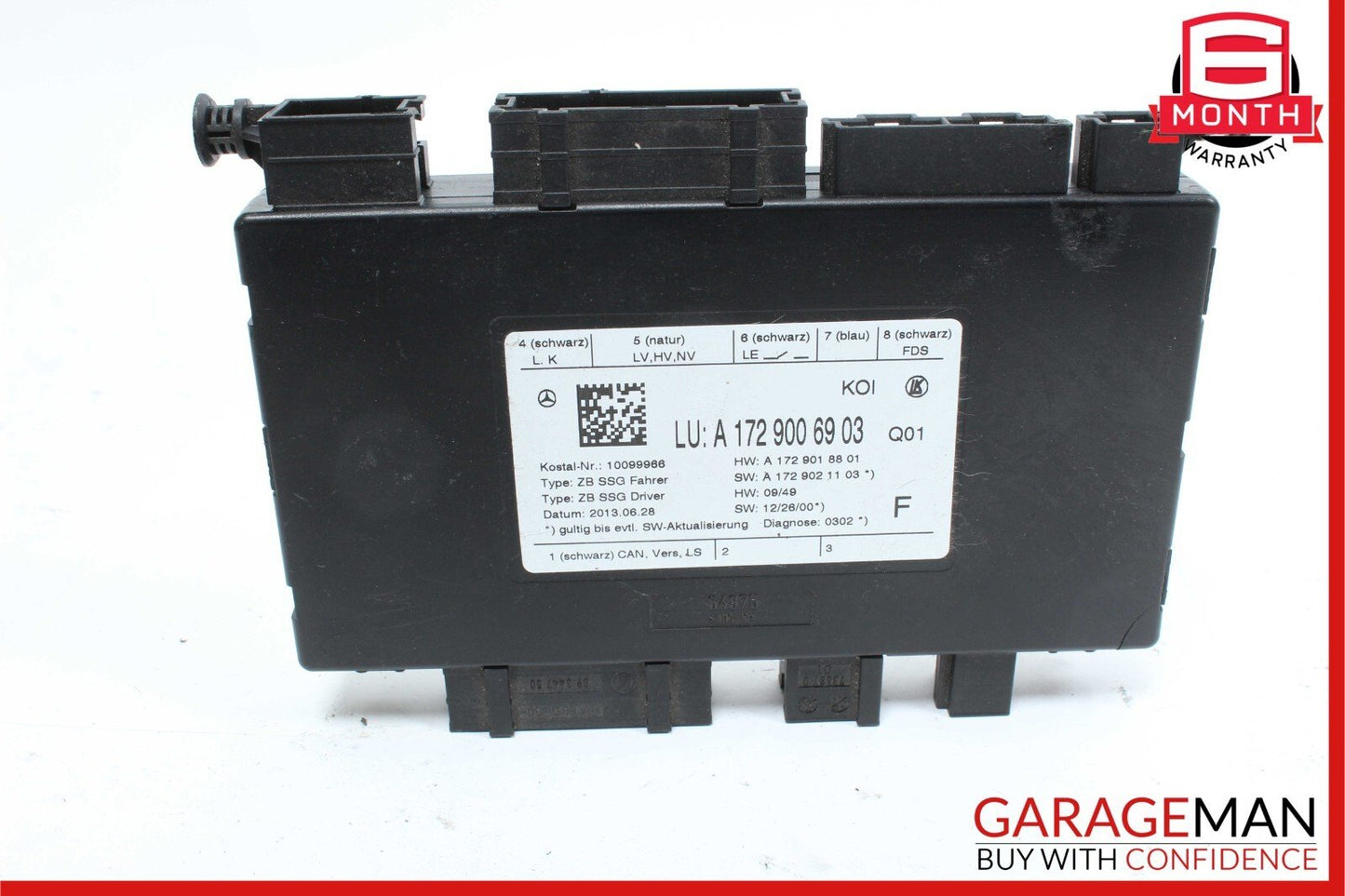 08-18 Mercedes W204 C250 SLK250 Front Left Side Seat Control Module Unit OEM