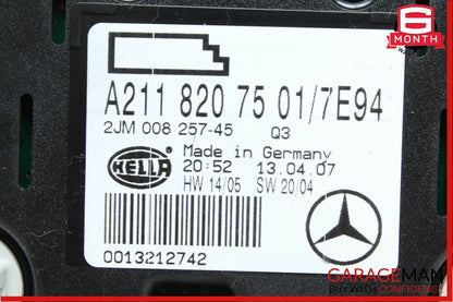 06-11 Mercedes W219 CLS550 E550 Rear Overhead Dome Light Reading 2118207501 OEM