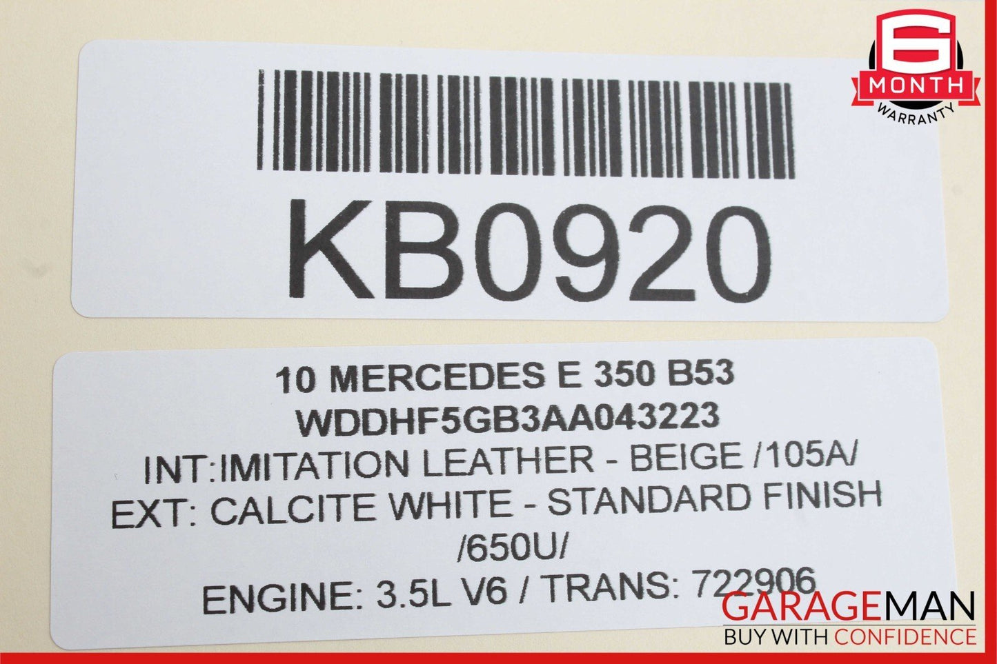 06-15 Mercedes W212 E350 C300 Engine Oil Separator Cover 2720160134 OEM