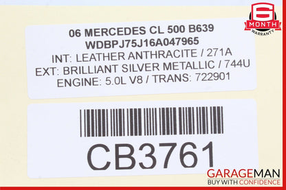 07-18 Mercedes W212 E350 CL550 Rear Left or Right Axle CV Half Shaft OEM