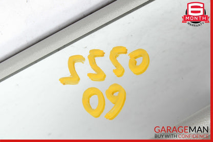 07-09 Mercedes W221 S550 S63 AMG Top Upper Rear View Inside Dim Mirror Gray