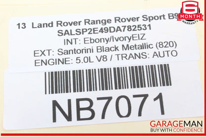 10-13 Land Rover Range Rover Sport Front Right Passenger Side Upper Control Arm