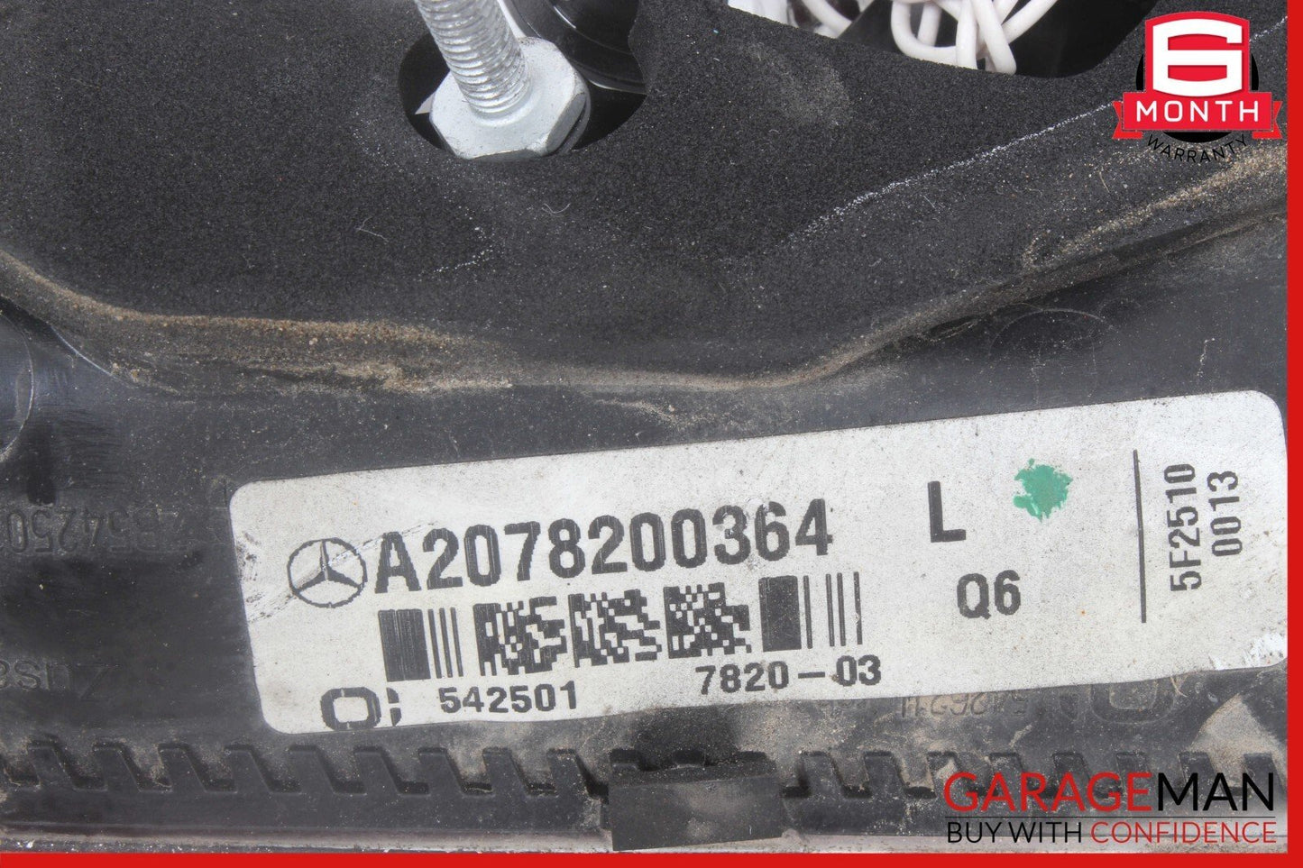 10-13 Mercedes W207 E350 E550 Rear Left Inner Taillight Tail Light Lamp OEM