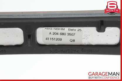 08-14 Mercedes W204 C280 C300 AC A/C Climate Control Switch Trim Bezel Wood