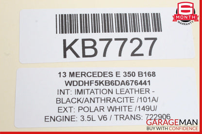 08-18 Mercedes W212 E550 CLS550 C300 Rear Right Side Door Control Module OEM