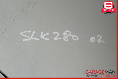 05-11 Mercedes R171 SLK350 SLK280 Convertible Hard Top Roof Folding Panel Silver