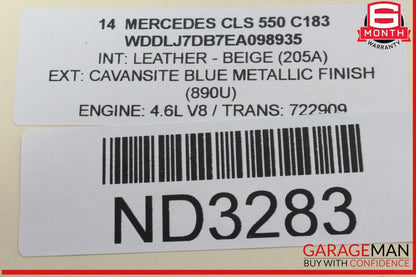 10-17 Mercedes W218 CLS550 E350 E400 Rear View Backup Back Up Parking Camera OEM
