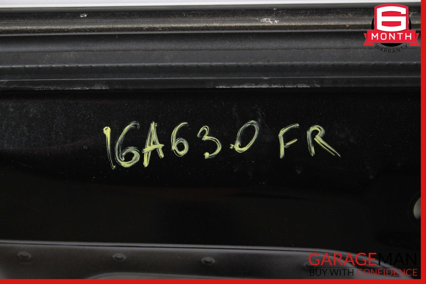 12-18 Audi A6 Front Right Passenger Side Exterior Door Shell Frame Panel Black