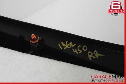 13-16 Mercedes X166 GL450 Rear Right Side Interior Door Panel Cover Trim Black