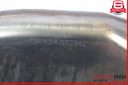 12-18 Mercedes W218 CLS550 4.6L Right Exhaust Pipe Adapter 2781400808 OEM