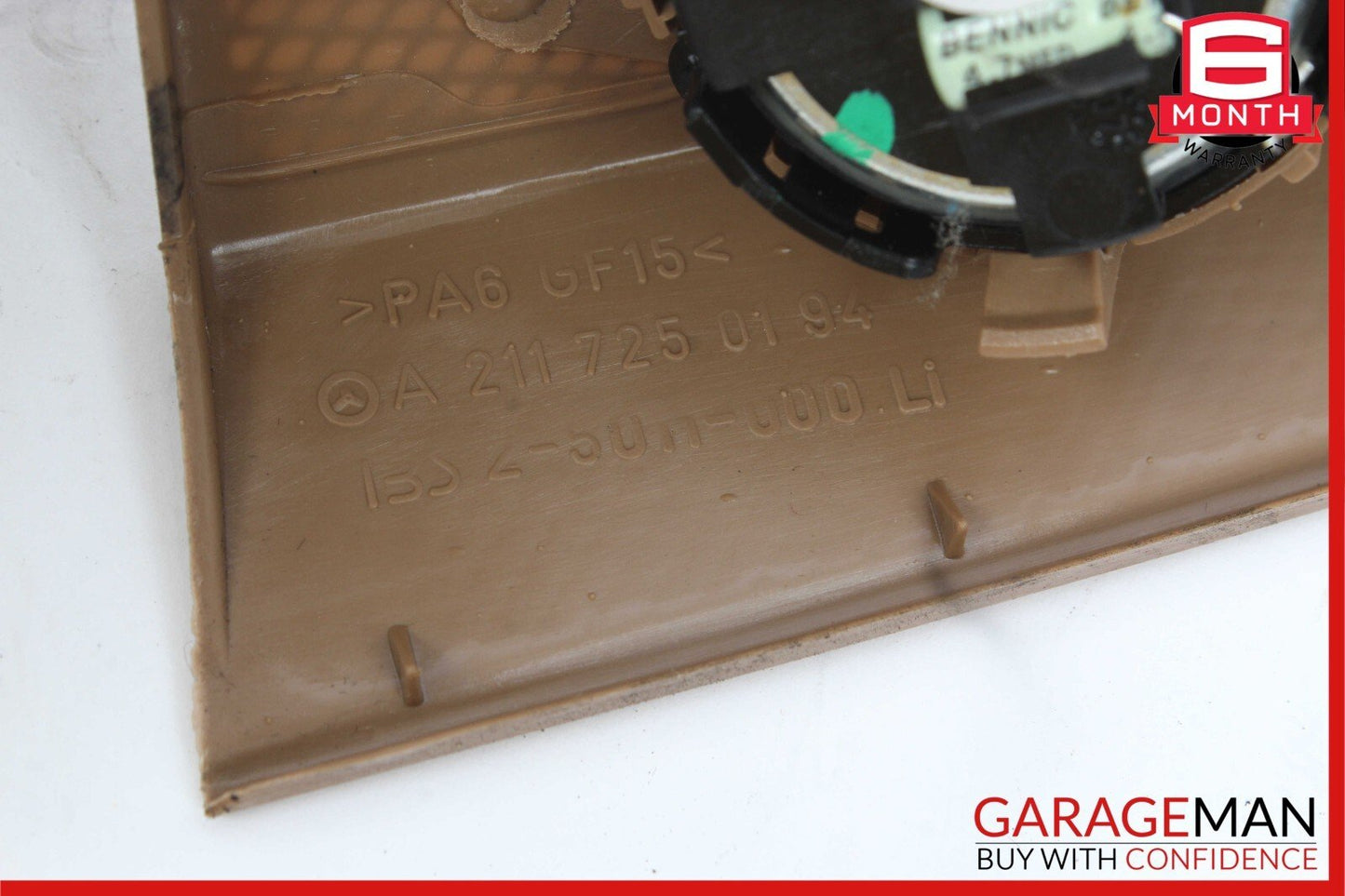 03-09 Mercedes W211 E350 E500 Front Left Side Tweeter Speaker Cover Brown OEM