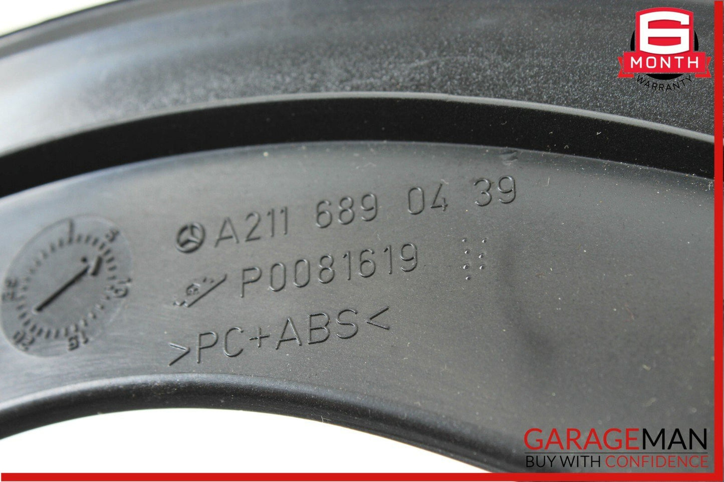 07-09 Mercedes W211 E63 Instrument Cluster Speedometer Bezel Trim OEM