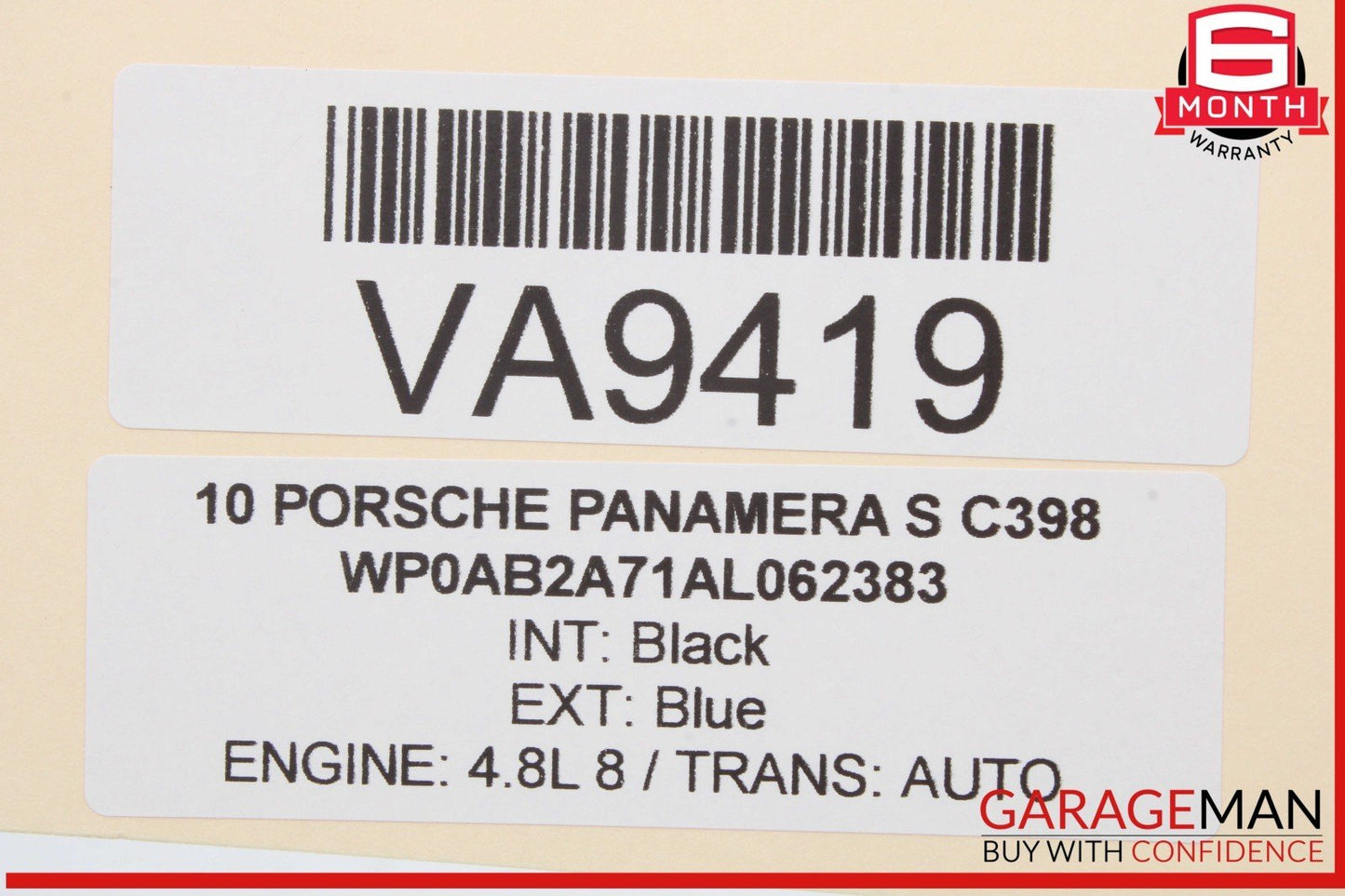 10-16 Porsche Panamera 970 Front Right Passenger Side Door Control Module OEM