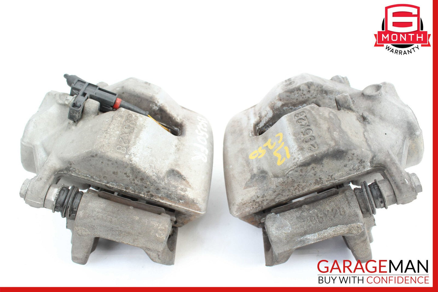 08-14 Mercedes W204 C250 C300 Front Brake Calipers Left and Right Set OEM