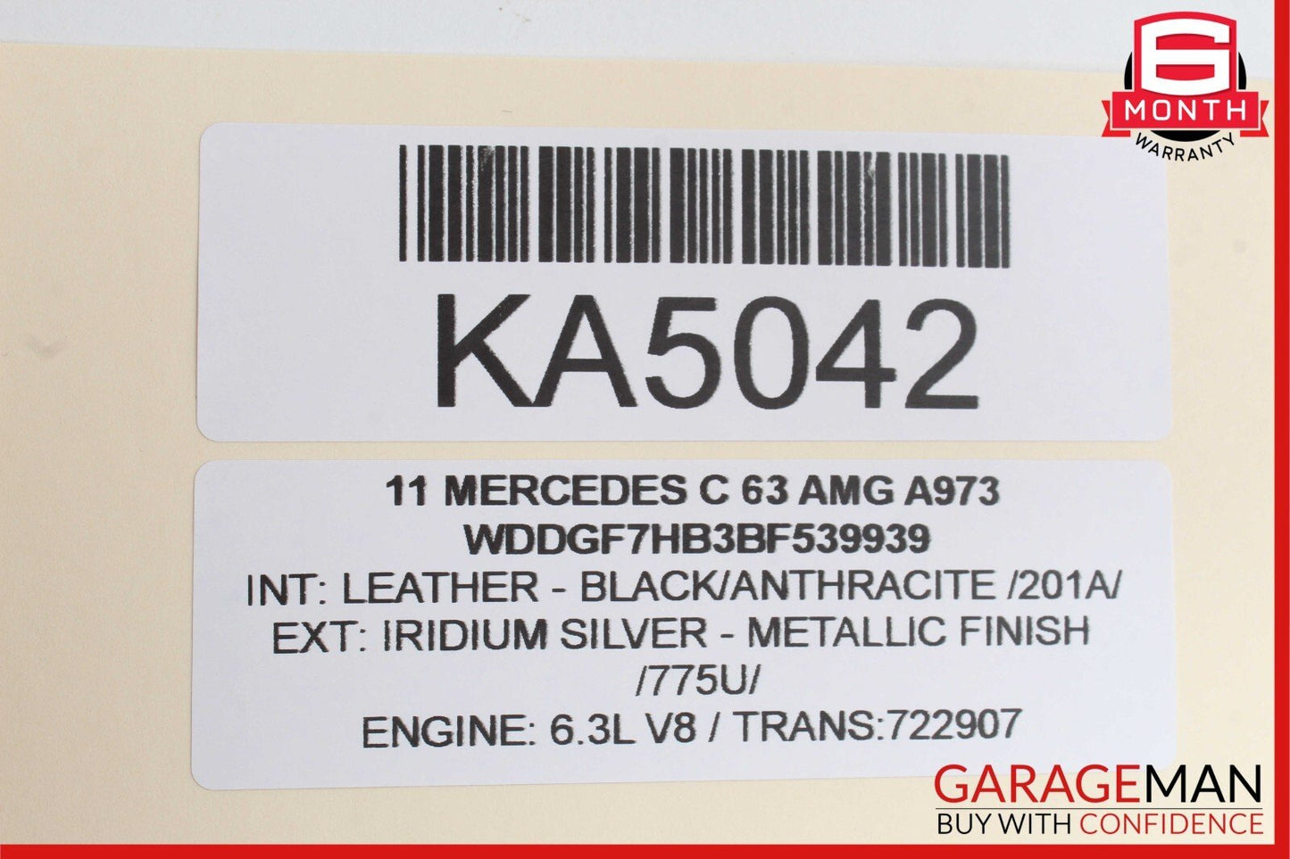 08-18 Mercedes W204 C63 AMG E350 Front Right Side Door Control Module Unit OEM
