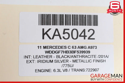 08-18 Mercedes W204 C63 AMG E350 Front Right Side Door Control Module Unit OEM