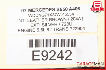 07-13 Mercedes W221 S550 S65 AMG Tire Pressure Monitor Module 2215402362 OEM