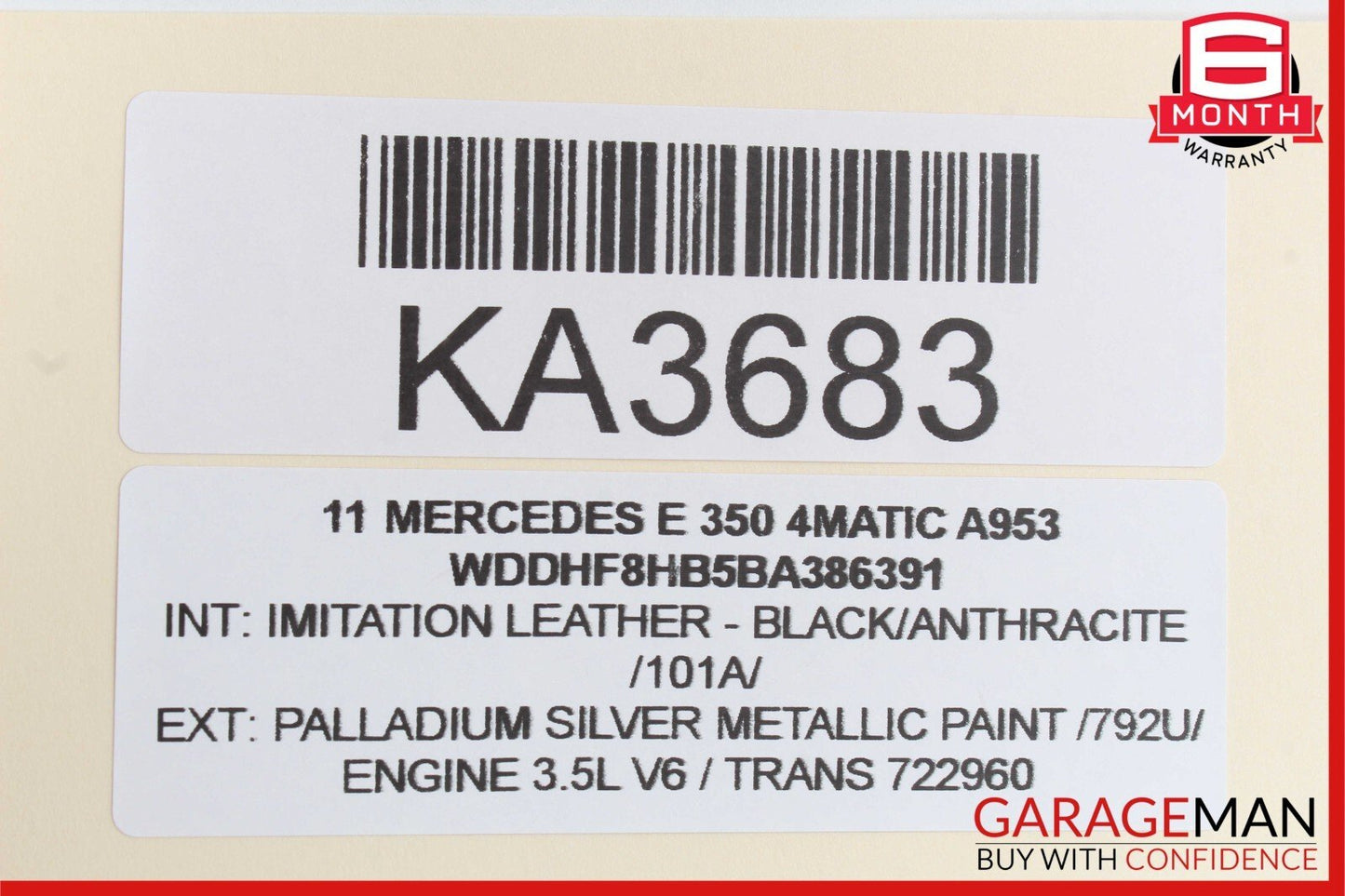 08-18 Mercedes W212 E350 C300 GLK350 Rear Right Side Door Control Module OEM