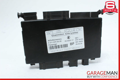 03-12 Mercedes X164 GL450 E350 Under Seat Control Module Front Right Side OEM