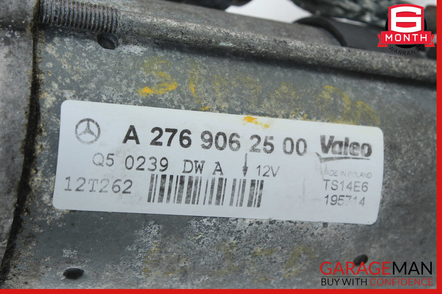 12-16 Mercedes E350 GLK350 R350 Engine Motor Starter 2769062500 OEM