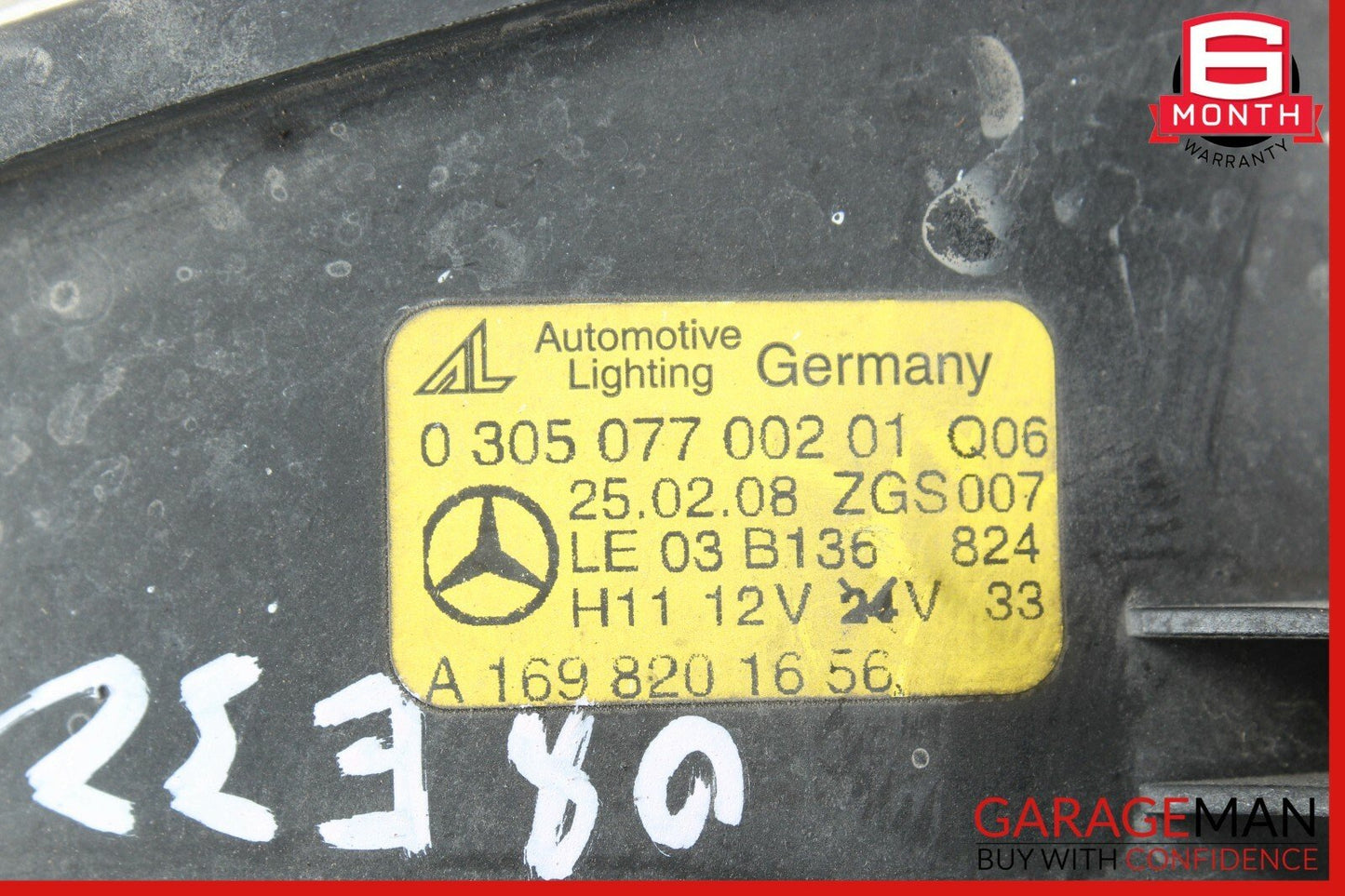 06-09 Mercedes W211 E320 CLS500  CLK350 Front Right Side Foglight Fog Light Lamp