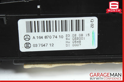 06-12 Mercedes W164 ML350 GL450 Hazard Control Switch Panel 1648703410 OEM