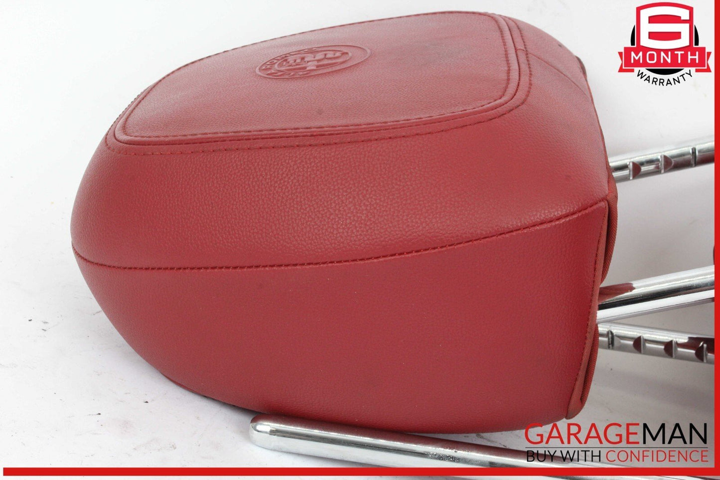 17-22 Alfa Romeo Giulia Front Left and Right Side Seat Headrest Head Rest Red