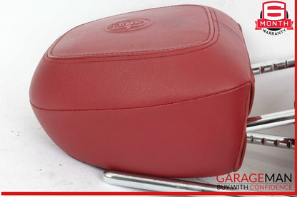 17-22 Alfa Romeo Giulia Front Left and Right Side Seat Headrest Head Rest Red