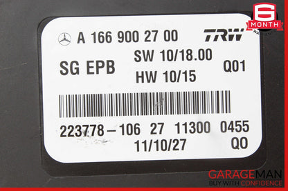12-16 Mercedes R172 SLK200 SLK350 Hand Parking Brake Control Module Unit OEM