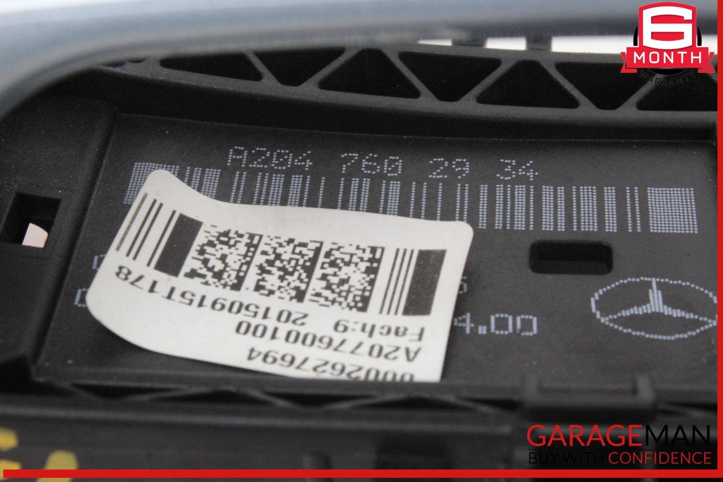 10-17 Mercedes W207 E400 Front Left Driver Side Exterior Door Handle Silver OEM