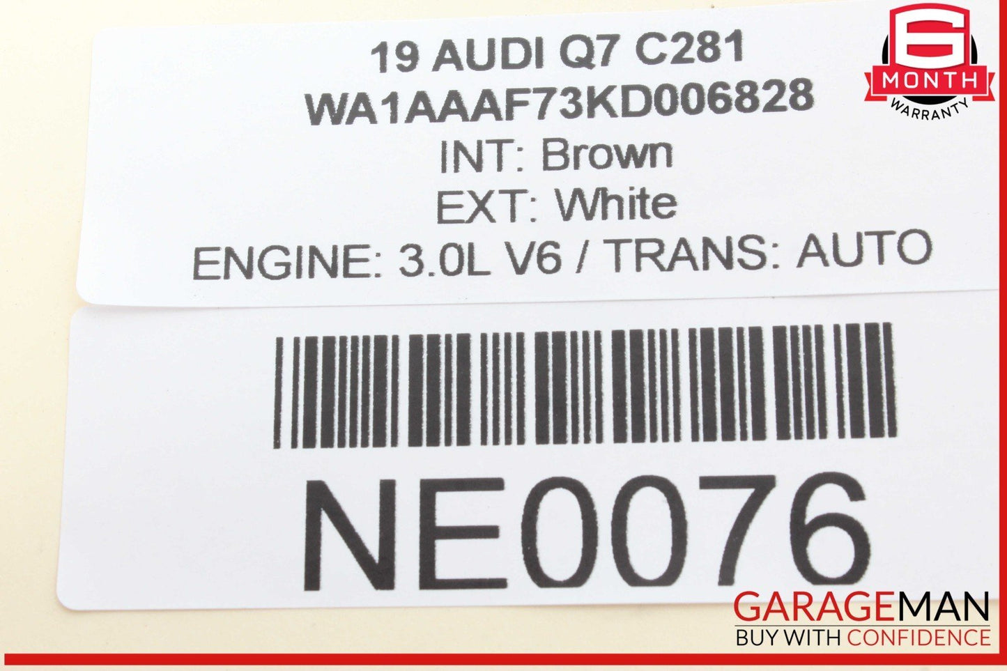 17-24 Audi Q7 Gas Pedal Accelerator Throttle 8W1723523 OEM