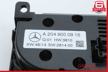 12-15 Mercedes W204 C250 AC A/C Heater Climate Temperature Control Switch OEM