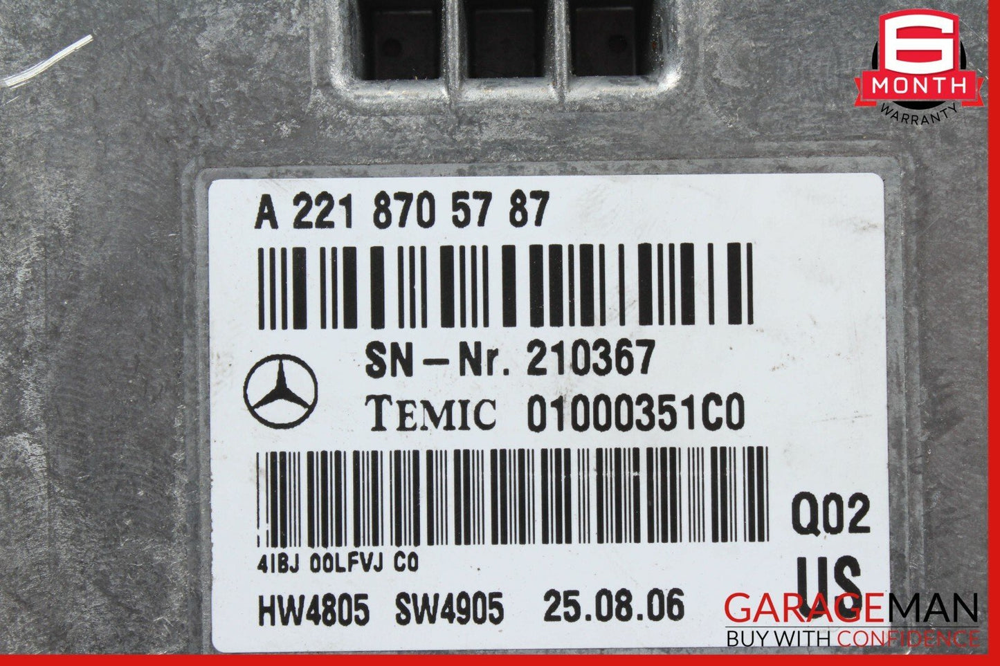 07-13 Mercedes W216 CL550 S550 Voice Language Communication Control Module OEM