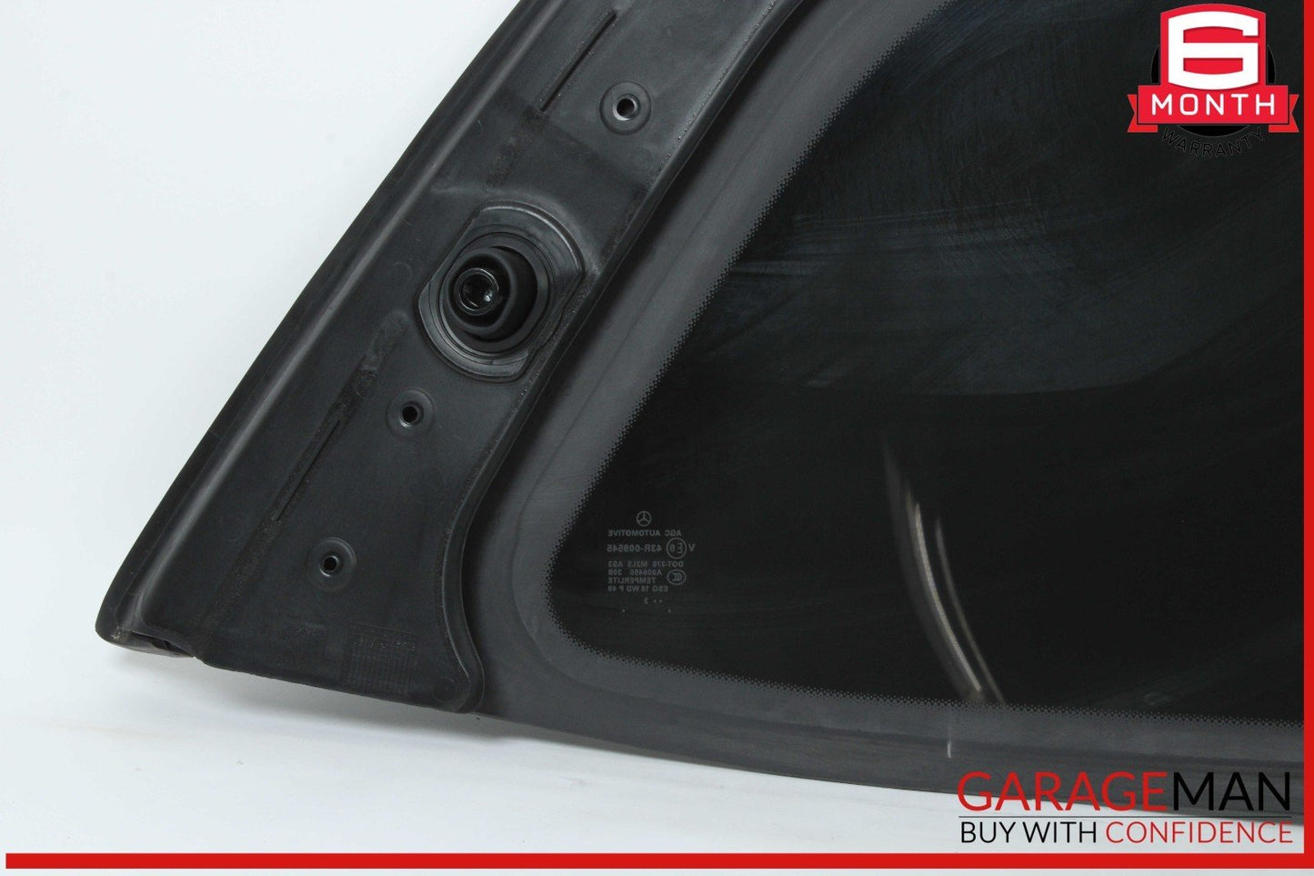 13-19 Mercedes X166 GL450 GLS550 Rear Left Side Quarter Window Glass Trim Assy
