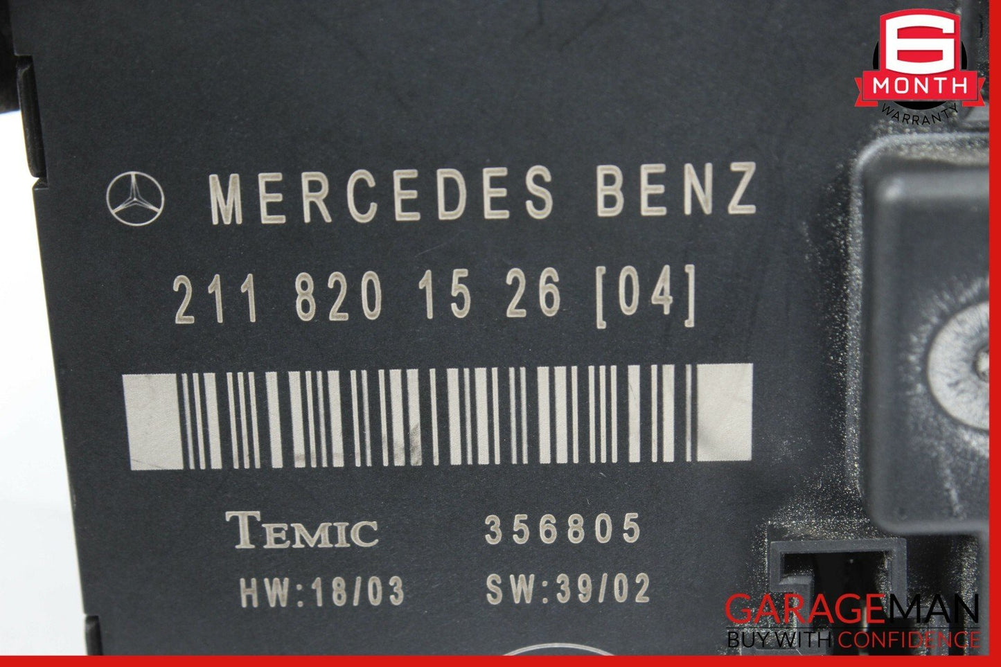 03-09 Mercedes W211 E320 E55 AMG Rear Left Driver Side Door Control Module Unit