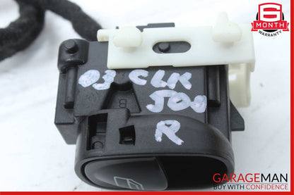 01-09 Mercedes W209 CLK500 Rear Left Passenger Side Window Switch Button