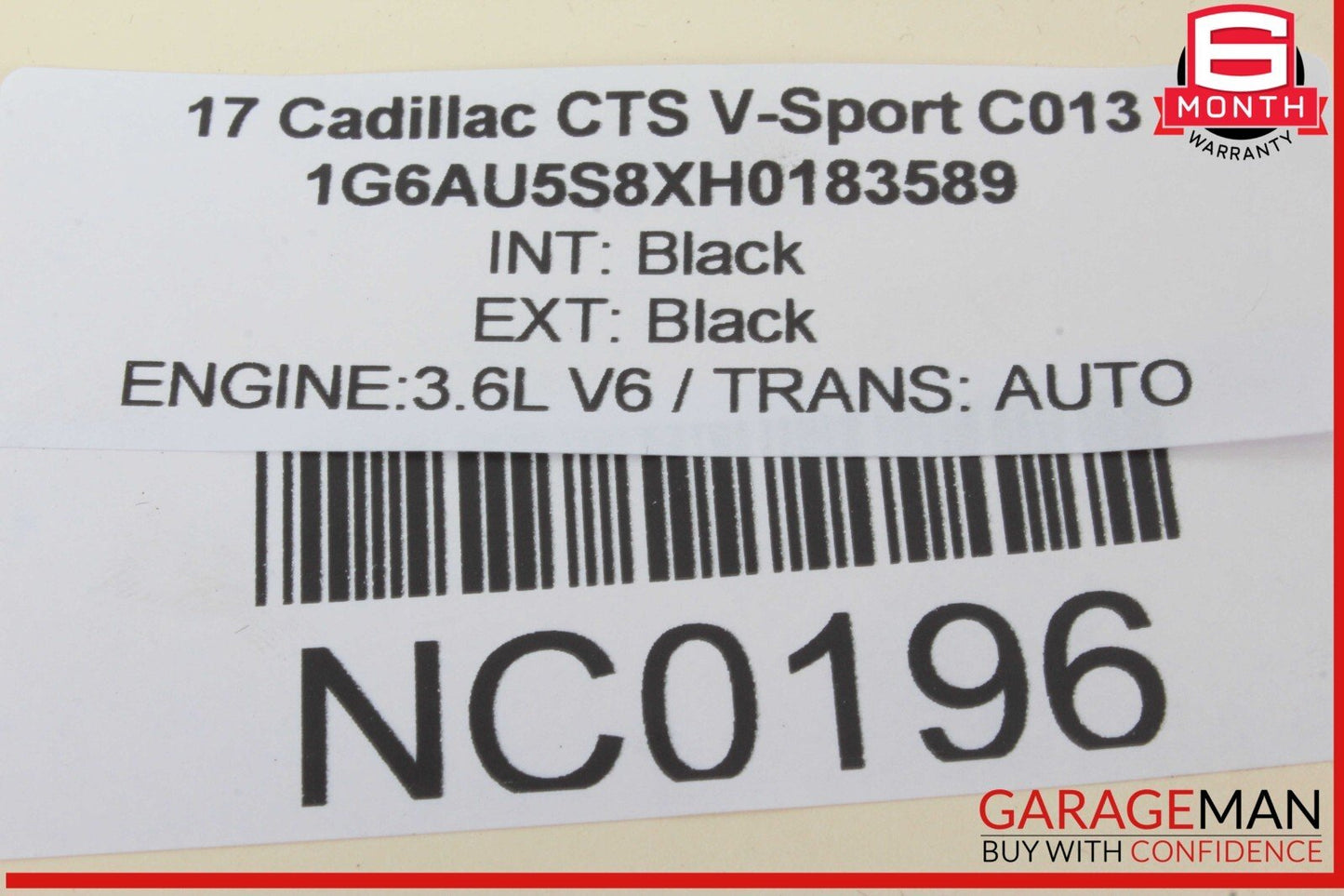 14-19 Cadillac CTS V-Sport Front Left Side Seat Switch Cover Panel OEM