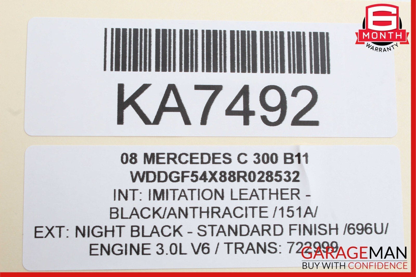 08-18 Mercedes W204 C300 CLS550 GLK350 Rear Left Side Door Control Module OEM