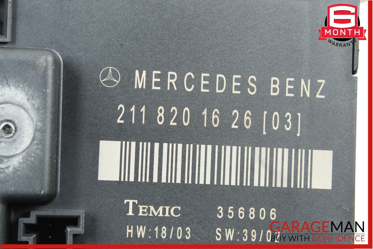 03-06 Mercedes W211 E350 E500 Rear Right Passenger Side Door Control Module Q10
