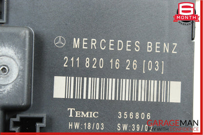03-06 Mercedes W211 E350 E500 Rear Right Passenger Side Door Control Module Q10