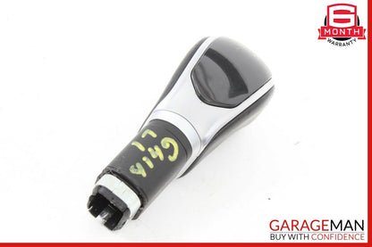 14-17 Maserati Ghibli Floor Gear Shift Shifter Knob Leather Black OEM