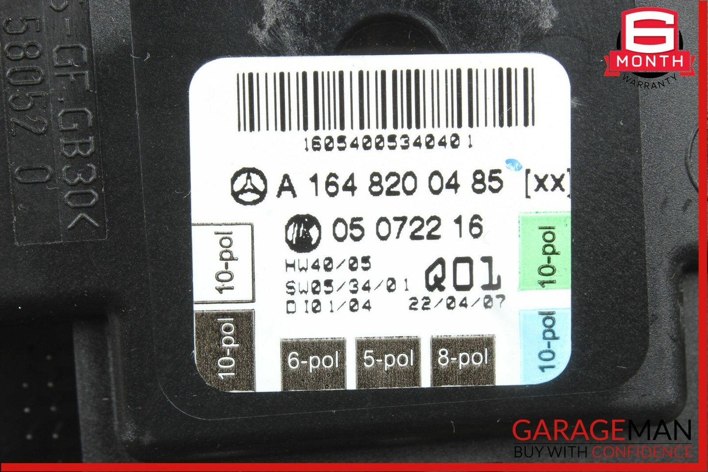 06-12 Mercedes GL450 ML450 R350 Front Right Passenger Door Control Module Unit