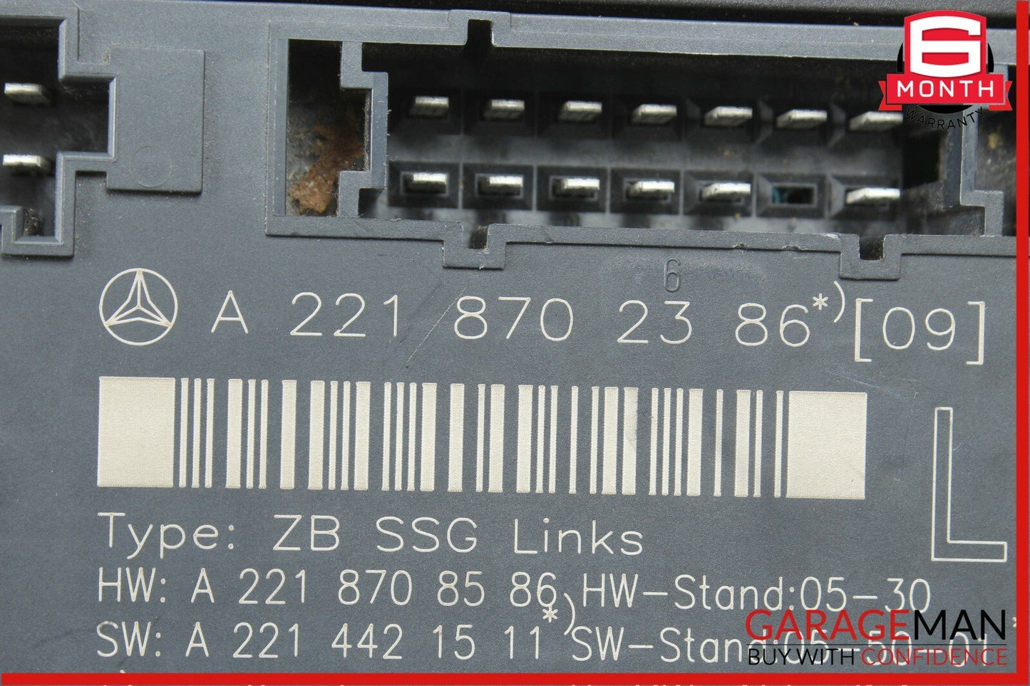 07-09 Mercedes W221 S550 S600 Front Left Under Seat Controller Module Unit