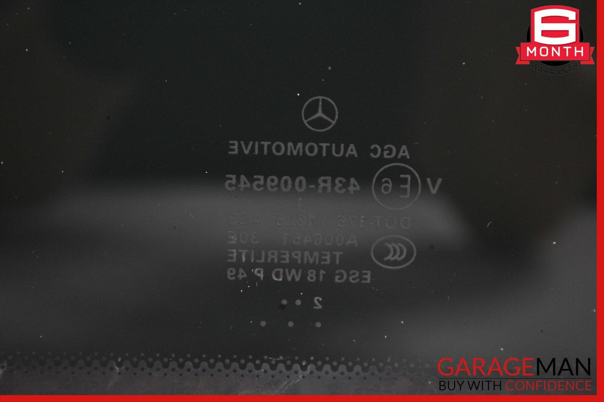 13-16 Mercedes X166 GL450 GL550 Rear Third Row Pano Panoramic Sunroof Glass OEM